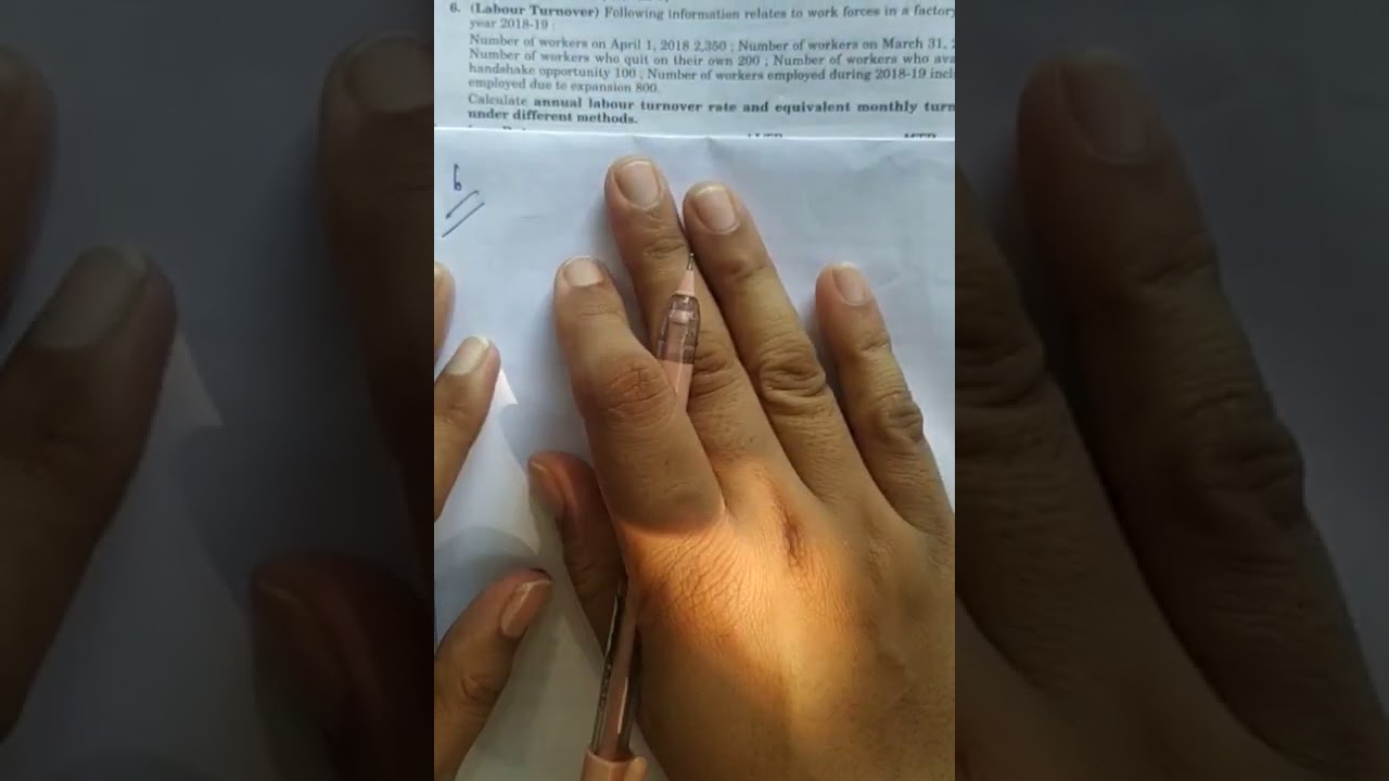 labour turnover ratio