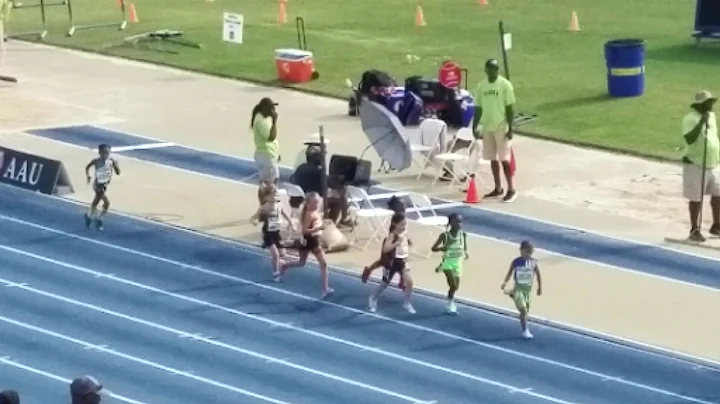 Ashlynn Andrews 800M 2019 AAU Junior Olypics 8 and...