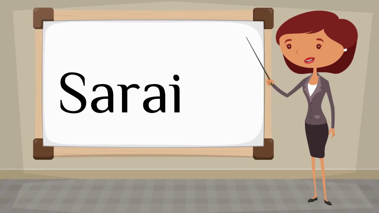 How Do You Say Sarai In Spanish YouTube
