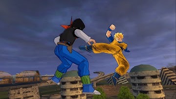 Future Gohan vs Androids 17 & 18 (BT4 mod)