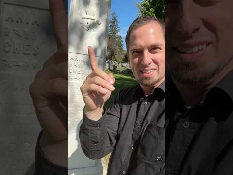 This gravestone from 1858 has ASL fingerspelling engraved on it!