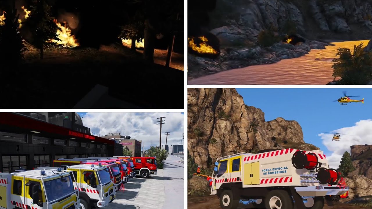 INCÊNCIO EM RATON CANYON! | Bombeiros Voluntários de Portugália [0real_FSP]