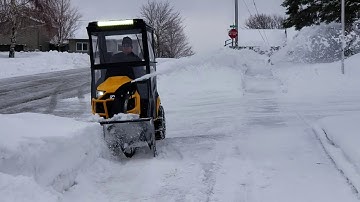Cub Cadet XT3 In Deep Heavy Snow