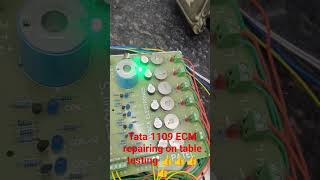 Tata 1109 ECM repairing on table testing