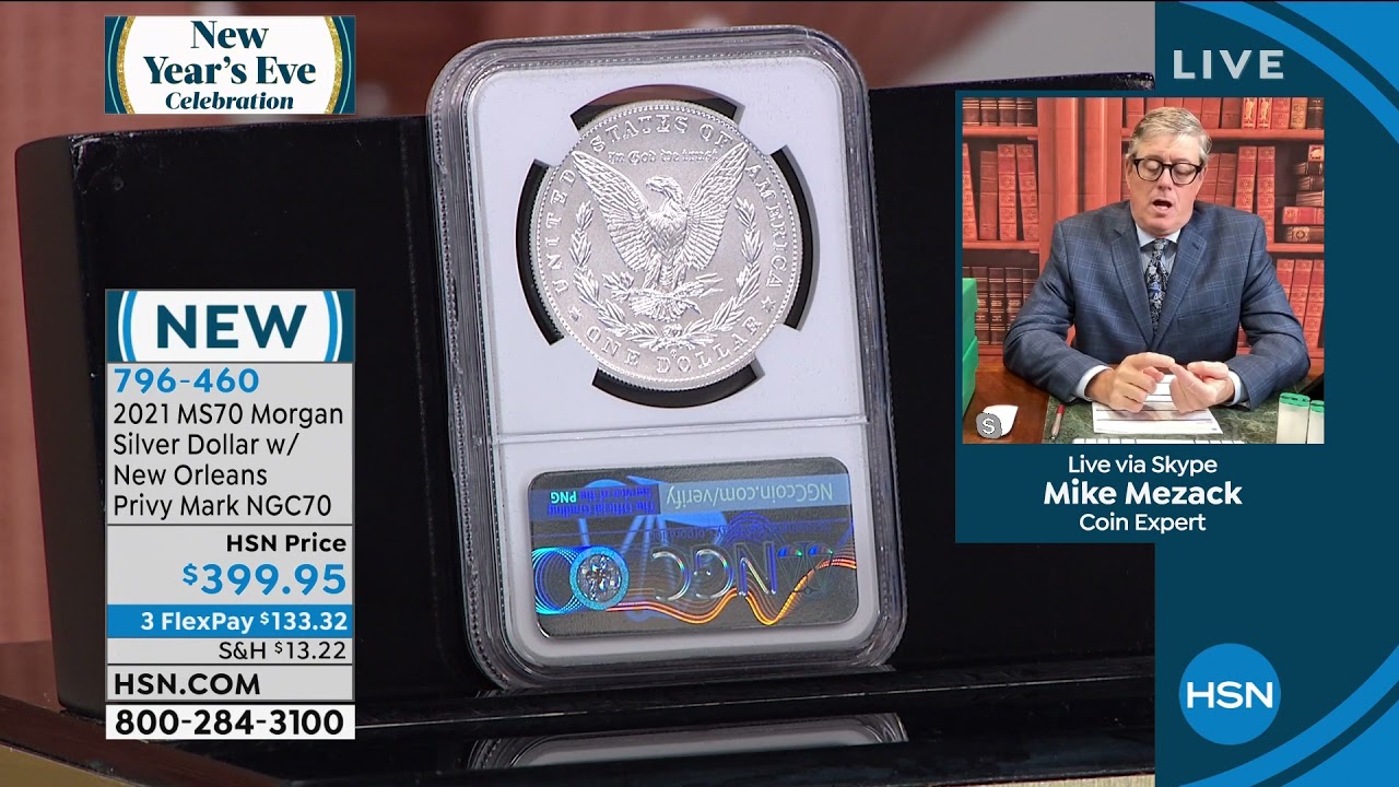 2021 MS70 Morgan Silver Dollar with New Orleans Privy Ma - YouTube