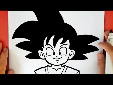 Como DESENHAR o GOKU criança - Como DIBUJAR a GOKU ninõ - Dragon Ball 