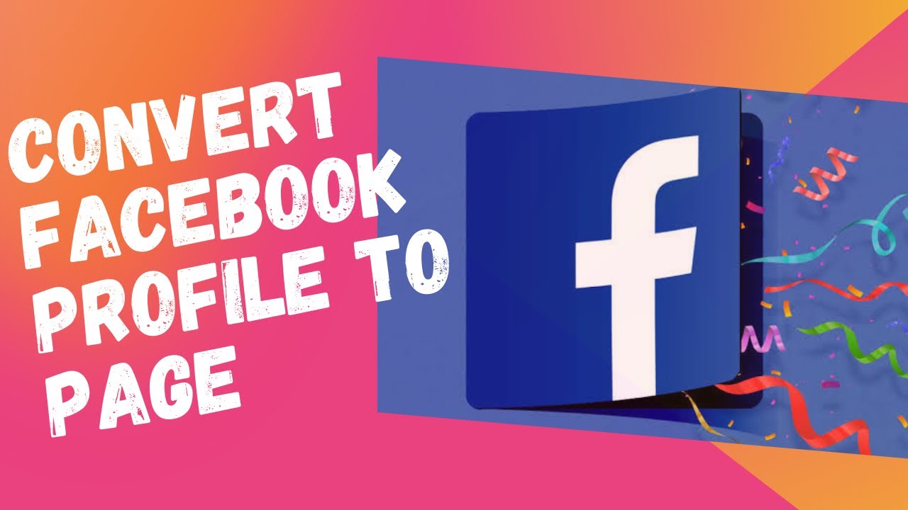 Convert Facebook Account to Page 2022 Method Working YouTube