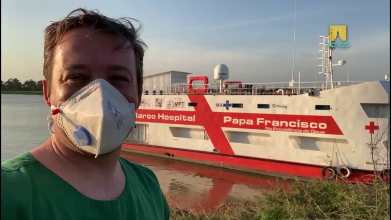 Médico da Santa Casa de Maringá faz missão no barco-hospital Papa Francisco