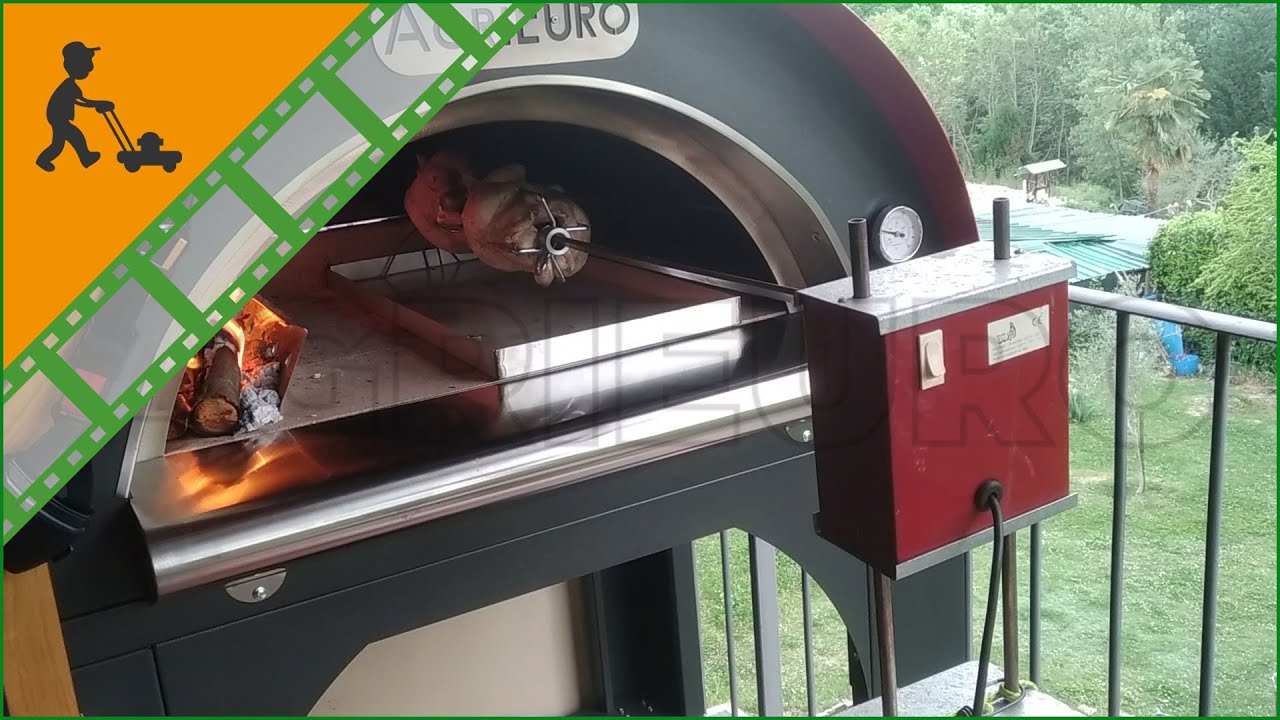 Forno a legna AgriEuro Cibus 80x60 rosso: funzionamento della struttura  super resistente in acciaio - YouTube