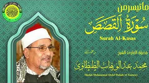 تلاوة عذبة هادئة تريح القلب ll سورة القصص ll الشيخ محمد عبدالوهاب الطنطاوى رحمه الله