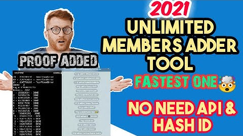 Unlimited telegram group members adding software // Telegram member add trick // members adder