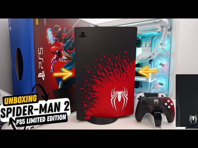 Unboxing SPIDER-MAN 2 Limited Edition PS5 Console 