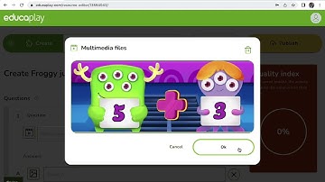 How to create a FROGGY JUMPS Game using EDUCAPLAY