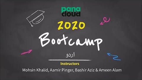 Bootcamp 2020 (Urdu) : AWS CI/CD Pipelines on Sunday 10:00 PM (PST) by Mohsin Khalid & Aamir Pinger