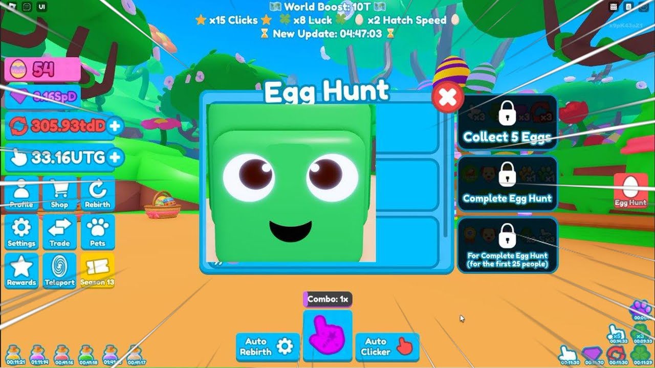 🔴 COMPLETED EASTER EGG HUNT! JOIN FOR HELP! EASTER EVENT YEAR 2 IN