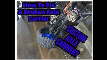 TRAXXAS RAPTOR,SLASH,STAMPEDE,BANDIT,RUSTLER AXLE CARRIER STEP BY STEP REPLACEMENT