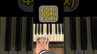 HOW TO PLAY THIS SONG ON THE PIANO!? | PIANO BY NUMBERS #shorts
