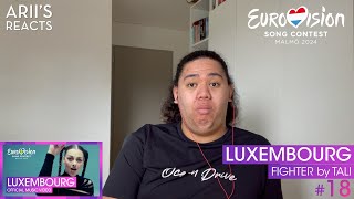 🇱🇺 Fighter - TALI | Luxembourg | Eurovision 2024 | Reaction Video