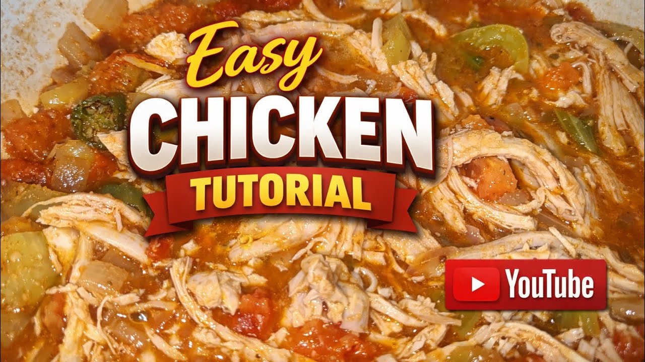 Transform Leftover Rotisserie Chicken into Pollo a la Mexicana 🌶️ Easy & Delicious