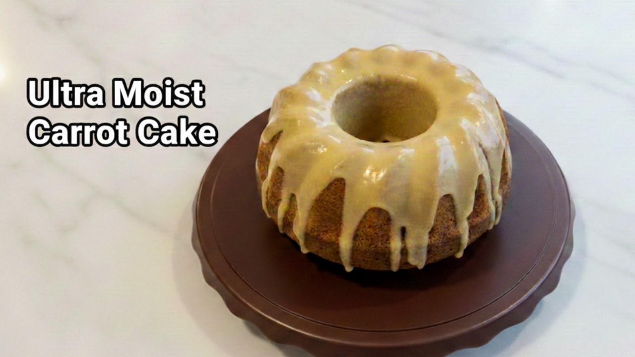 The Most Moist Carrot Cake with Silky Pastry Cream | Easy & Delicious Recipe