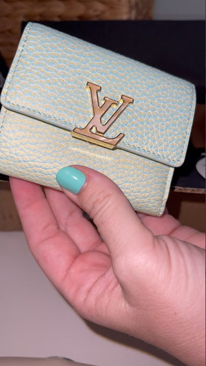 Unboxing LV Capucine Green Mini Wallet XS, Up And Away Bandeau Empreinte  Leather Zippy Wallet Pink 