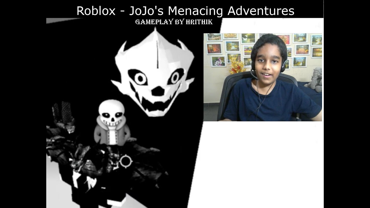 Roblox Jojos Menacing Adventures Gameplay By Hrithik Youtube - roblox jojo menacing