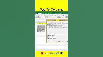 Text to Columns in Excel