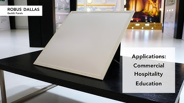 ROBUS | DALLAS 38W/40W LED UGR≤19 & UGR≤22 BACKLIT PANELS