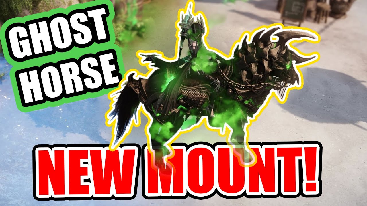 Lost Ark Corruption Ghost Horse Mount Showcase YouTube