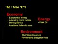 Crash Course: Chapter 2 - The Three E's by Chris Martenson