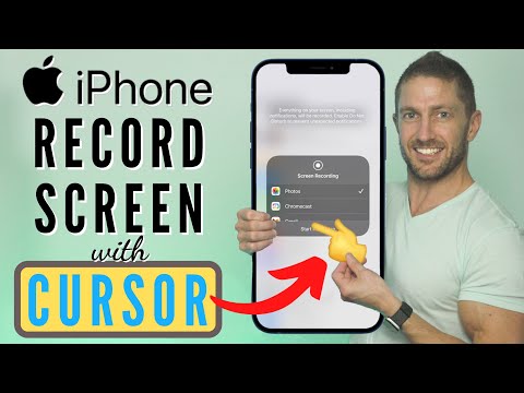 How to do iPhone Screen Record with MOUSE CURSOR (Easier than the Assistive Touch Method!)