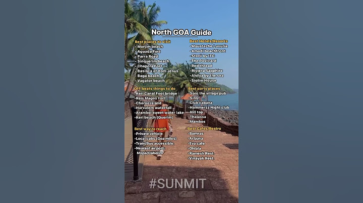 North Goa Complete Guide | Best places to visit in North Goa | North Goa Sightseeing #goa #northgoa
