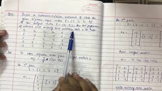 Hetero associative memory network || Example with mistaken and missing entries