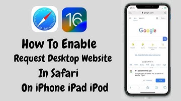IOS 16 How To Request Desktop Verisions In Safari On iPhone iPad iPod - Allow/Enable Safari Desktop