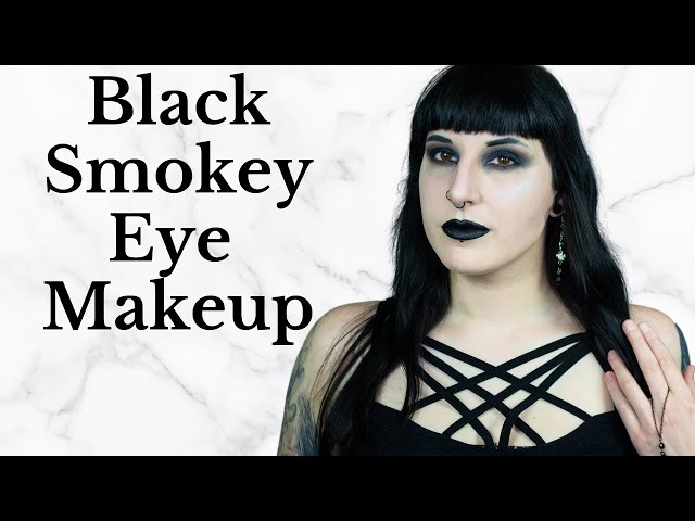 Black Red Gothic Makeup look - GRWM - Tutorial - Notoriously Morbid 