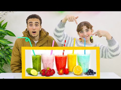 حبيبة وعبود في تحدي مكعب البالونات 