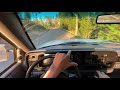 97 Cummins 12 Valve 5 Speed Sound - POV Sunset Driving On Beautiful Swedish Mountain Road