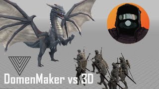 DomenMaker vs 3D, DomenMaker против 3д, как я освоил 3д