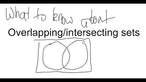 Overlapping sets: a GRE and GMAT primer