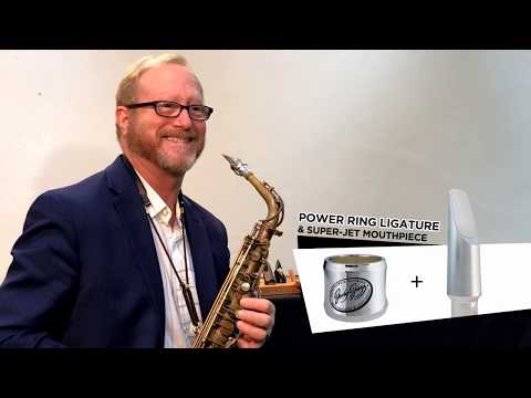 Jody Espina Demonstrates the JodyJazz POWER RING Ligatures - YouTube