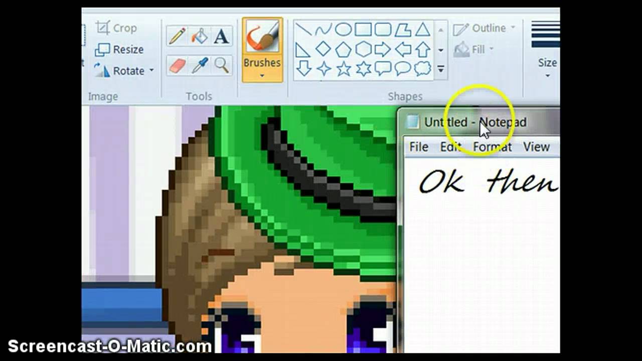 How to recolour with paint tutorial - YouTube