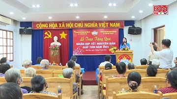 Trao quà tết cho hộ nghèo nhân dịp Tết Nguyên đán 2024