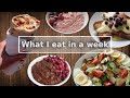 What I eat in a week - JustMe