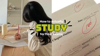 How to actually study for exams 🎀💌 [Study tips every student should know] || Asterin