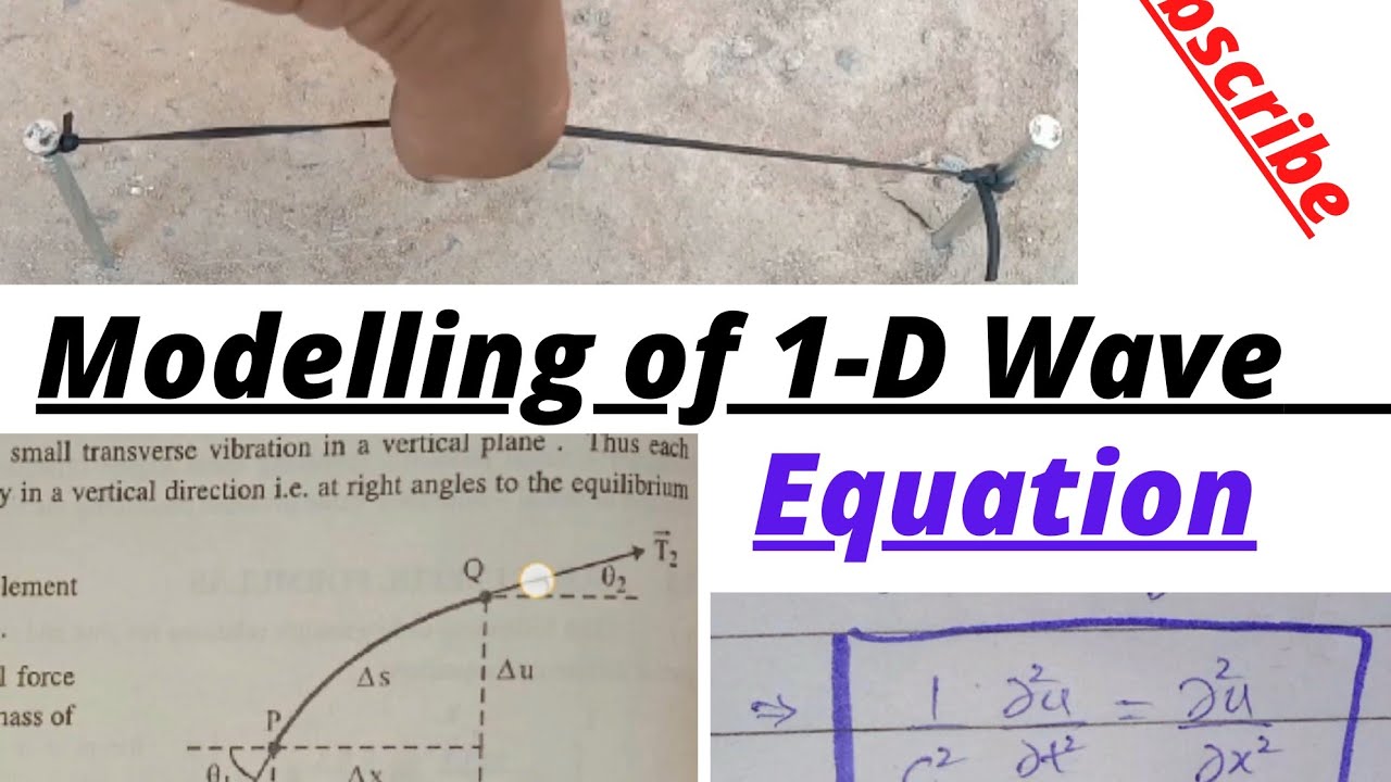 Modeling of One Dimensional Wave Equation // Partial Differential ...