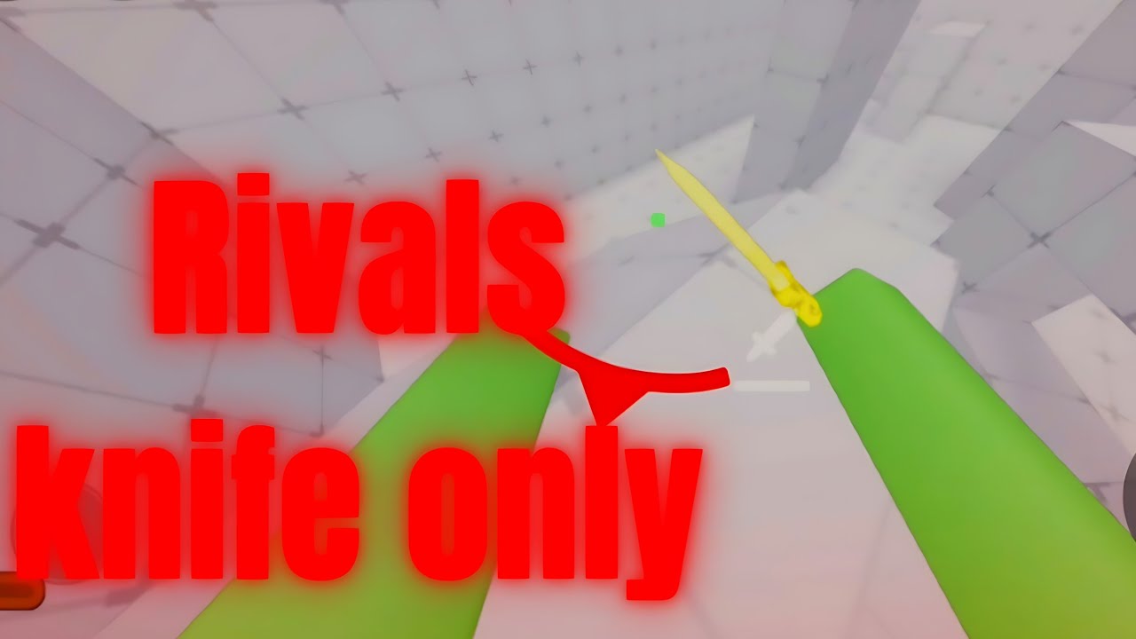 Normal Knife Rivals Roblox Rivals Knife Only - YouTube