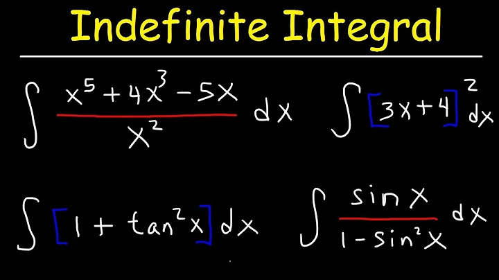 Indefinite Integral