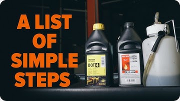 How to change brake fluid and bleed the brake system | AUTODOC tips