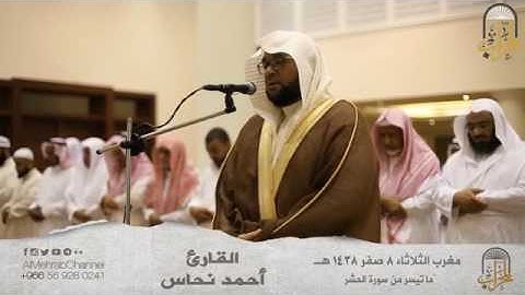 تلاوة حجازية رائعة للقارئ أحمد نحاس لما تيسر من سورة الحشر #تلاوات_مختارة