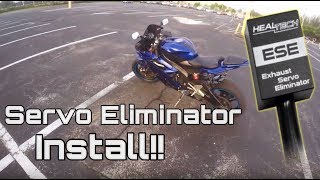 Video Healtech Servo Eliminator Install | 07 YZF-R6 (author: Sportbike Everything)